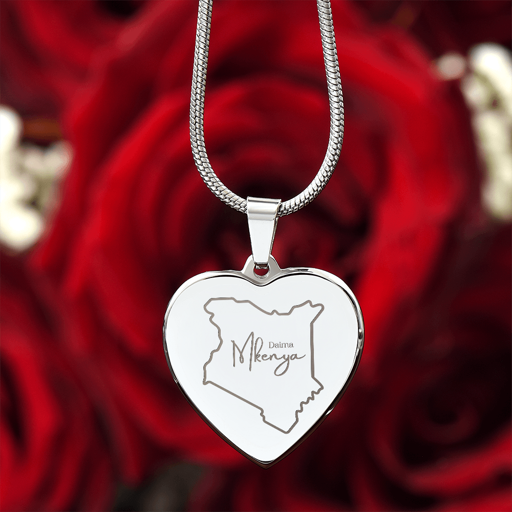 Daima Mkenya Necklace - Map Edition