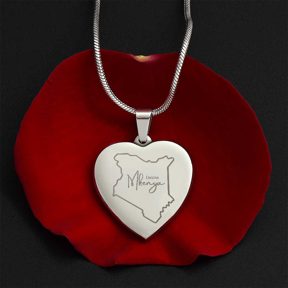 Daima Mkenya Necklace - Map Edition