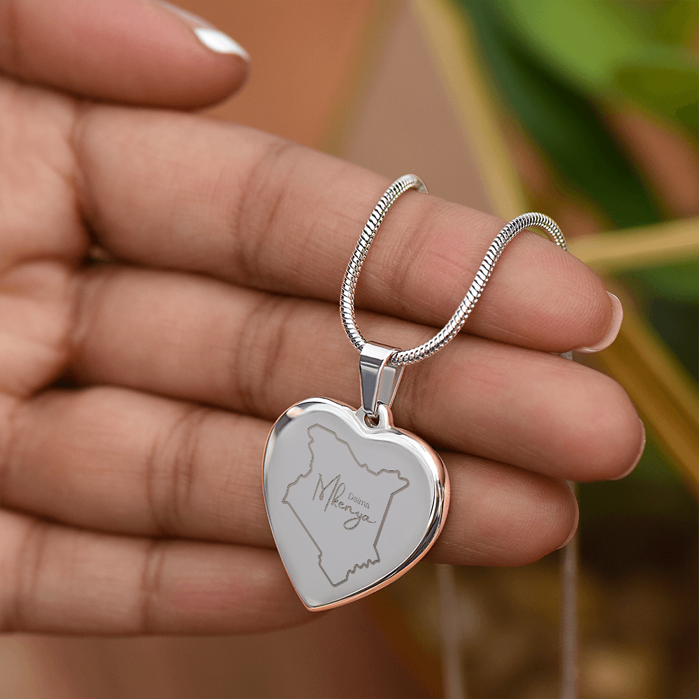Daima Mkenya Necklace - Map Edition