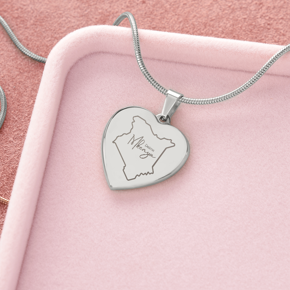 Daima Mkenya Necklace - Map Edition