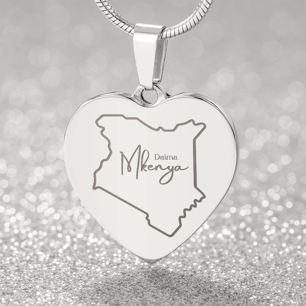 Daima Mkenya Necklace - Map Edition