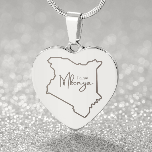 Daima Mkenya Necklace - Map Edition