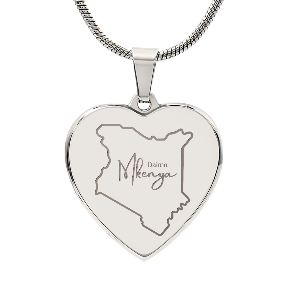Daima Mkenya Necklace - Map Edition