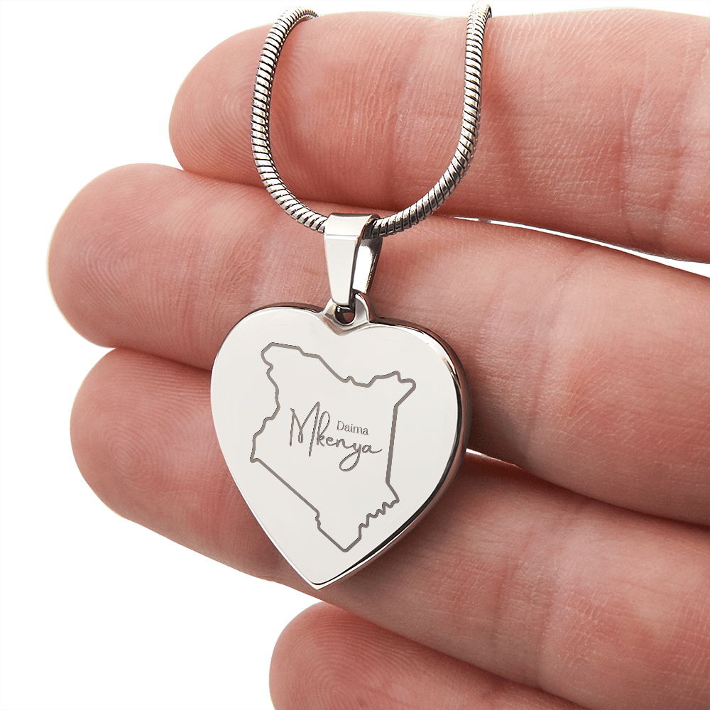 Daima Mkenya Necklace - Map Edition