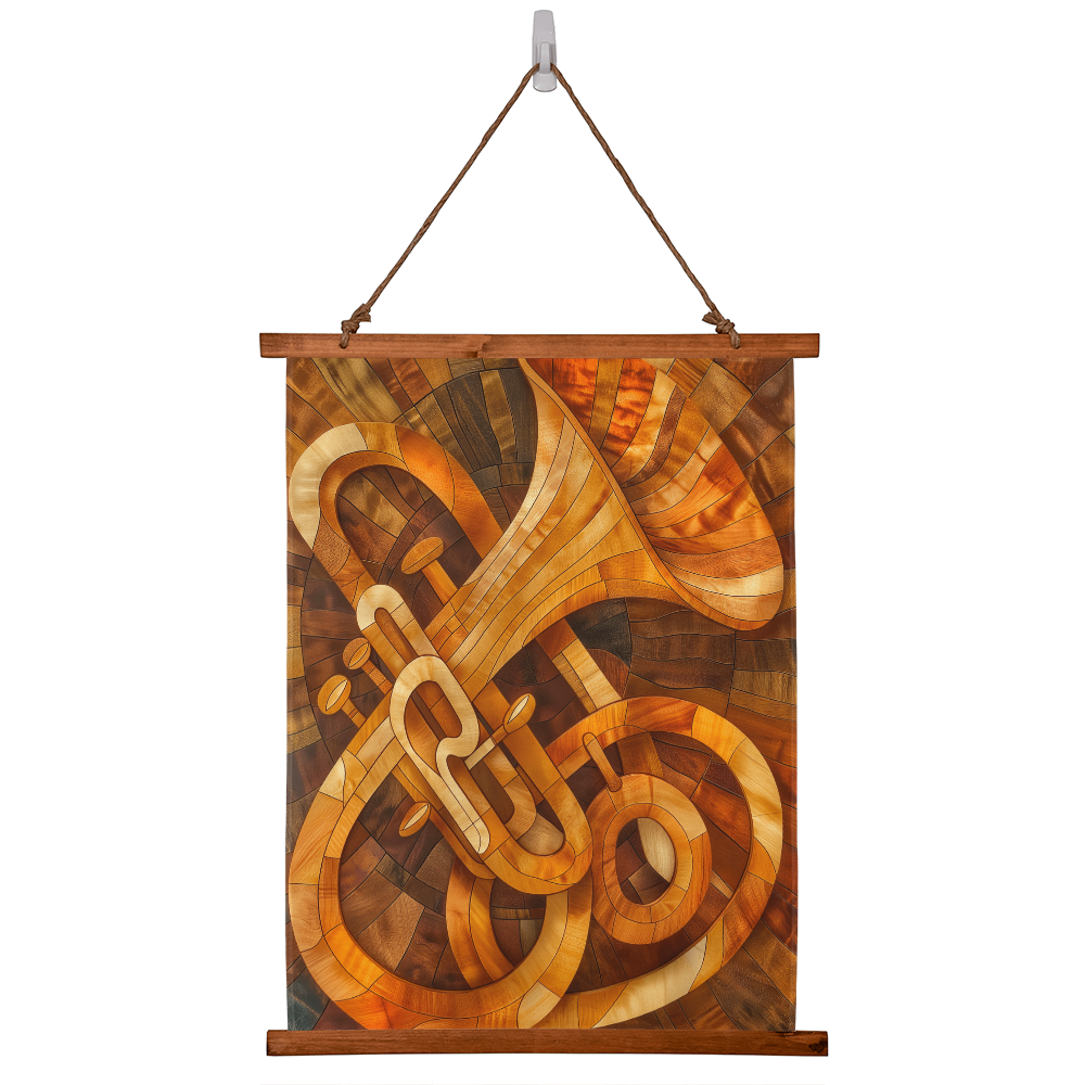 🎺 Jazz Trumpet Wall Tapestry – Design No. 2
