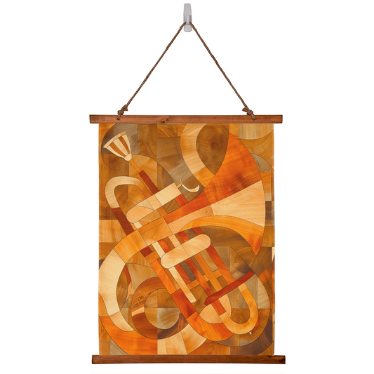 🎺 Jazz Trumpet Wall Tapestry – Design No. 1