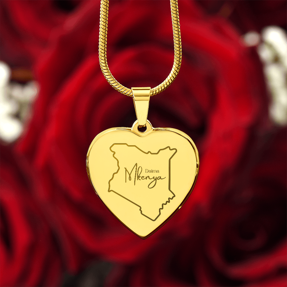 Daima Mkenya Necklace - Map Edition