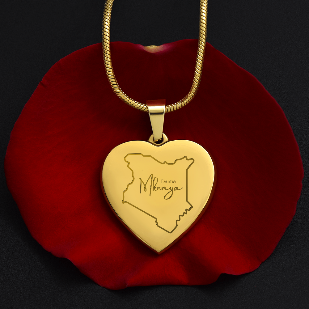 Daima Mkenya Necklace - Map Edition