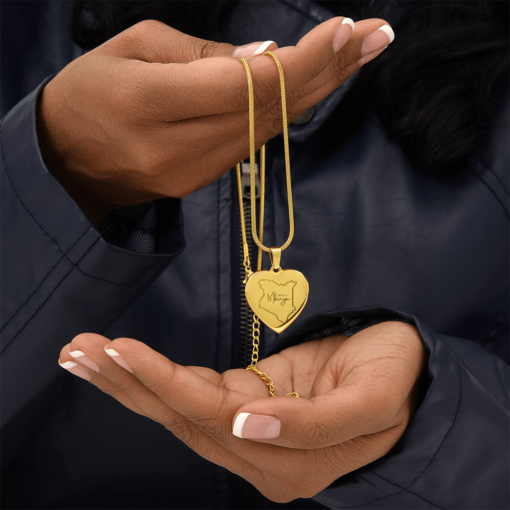 Daima Mkenya Necklace - Map Edition