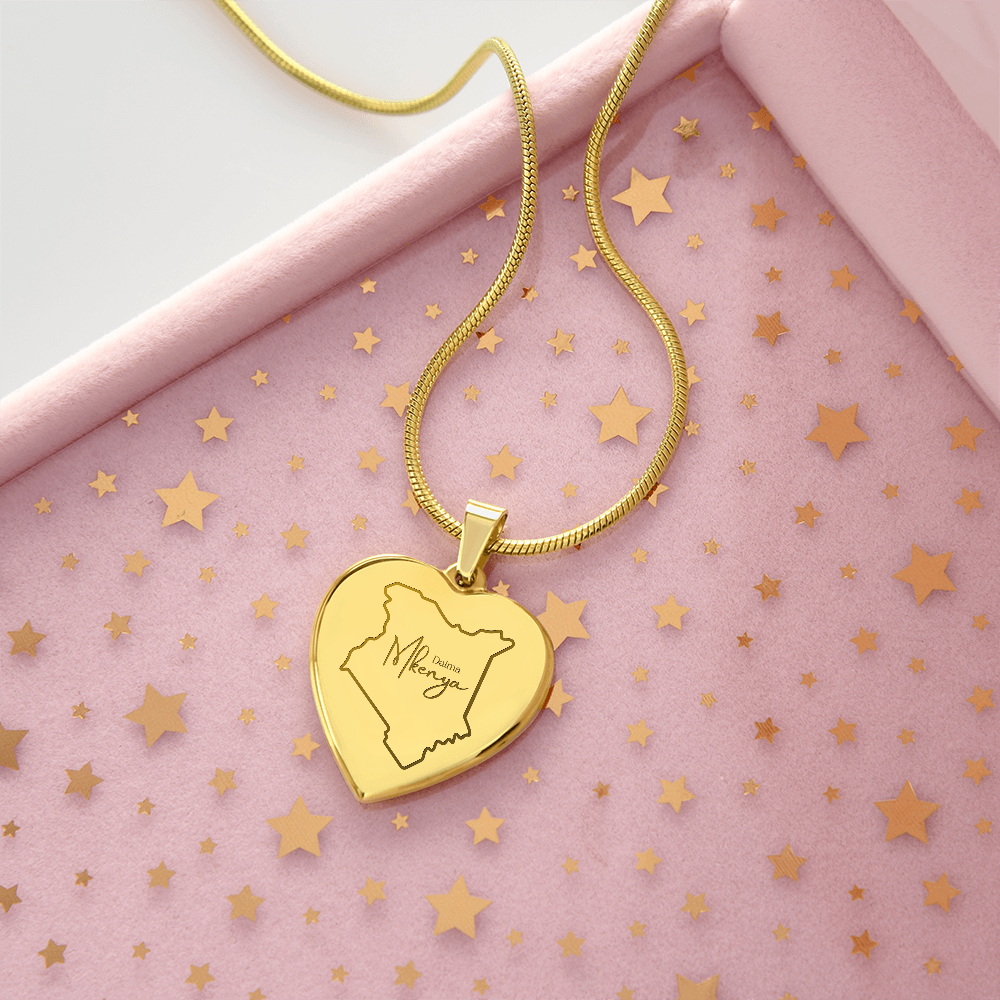 Daima Mkenya Necklace - Map Edition