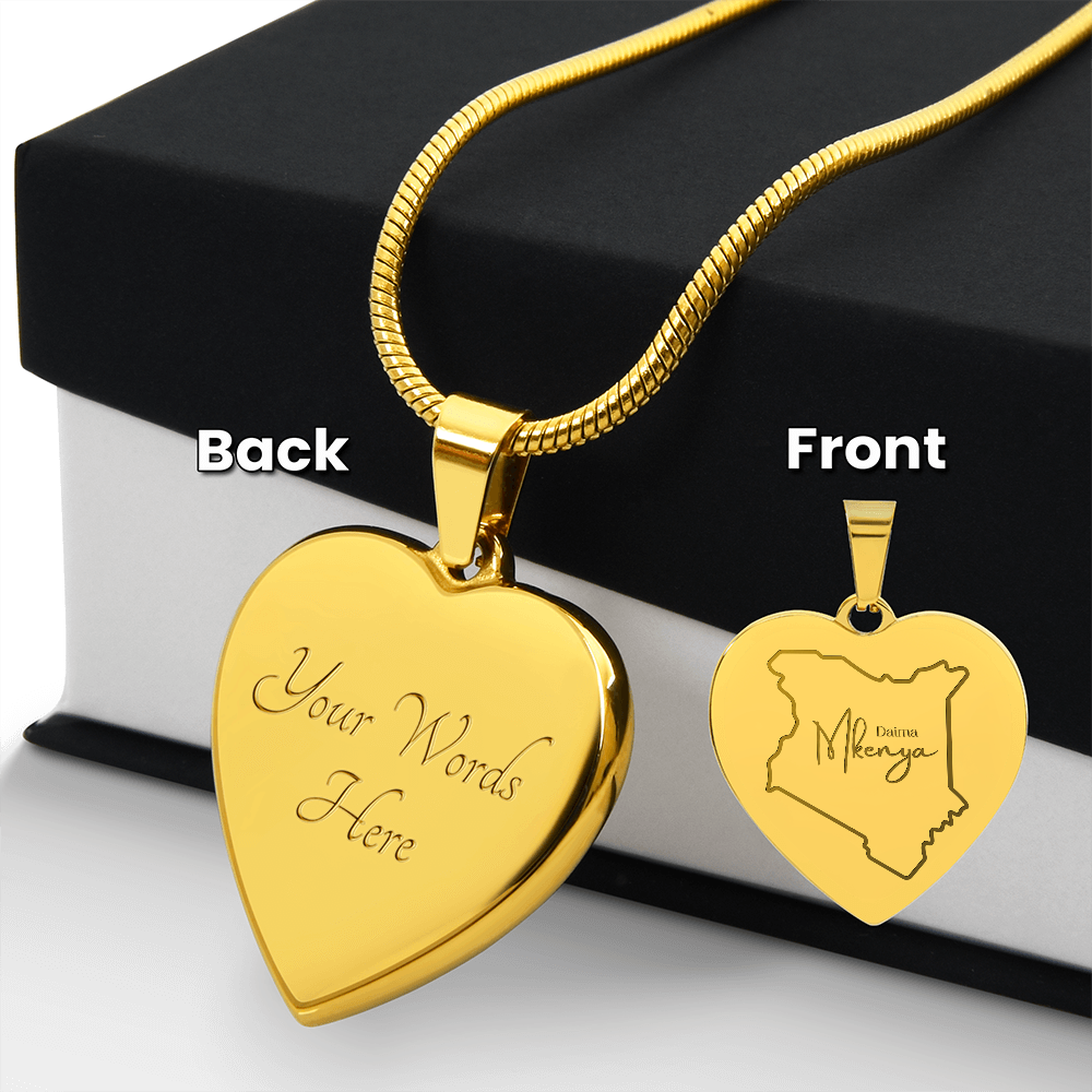Daima Mkenya Necklace - Map Edition