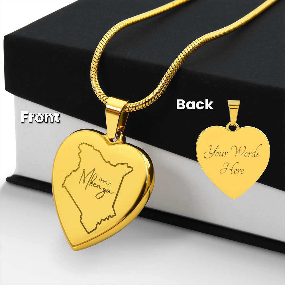 Daima Mkenya Necklace - Map Edition